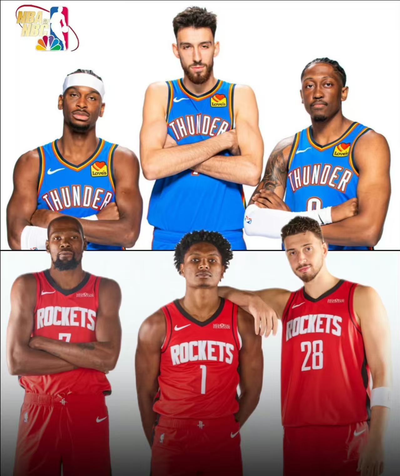 I åbningskampen af ​​NBA-sæsonen 2025-26 sikrede Thunder sig en comeback-sejr over Rockets 125-124.
